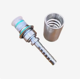 Essential material handling equipment accessory for oil pipe connector of electric forklift frame