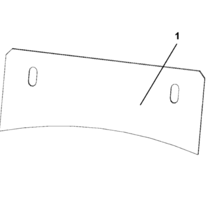 Dynapac scraper plate part number 4812266535