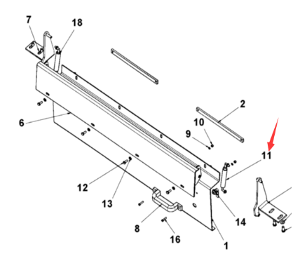 Dynapac side cover gas spring part number 4812268531