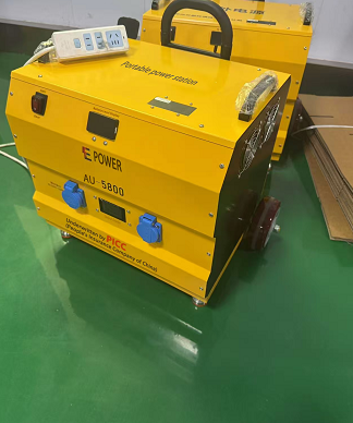 AU-5800 Wheel Outdoor Energy Storage Power Supply Construction Site Camping Emergency Underwriting
